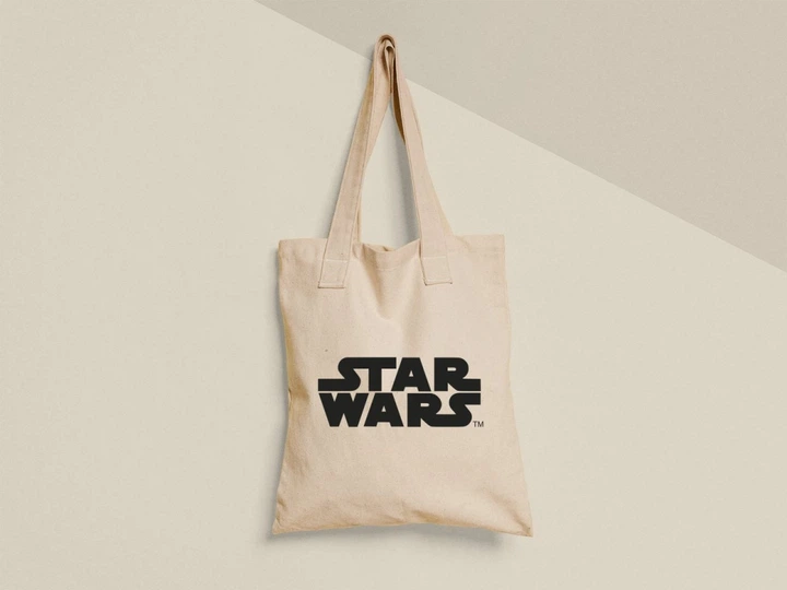 Эко сумка шоппер с принтом Star Wars Бежевый 35х41 см - Фото 1 Эко сумка шоппер с принтом Star Wars Бежевый 35х41 см - изображение 1