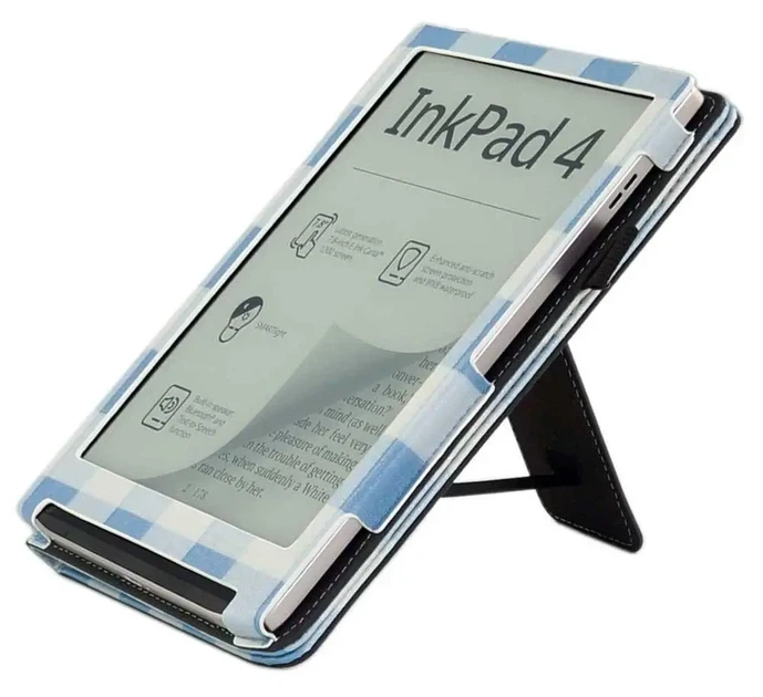 Чехол (обложка) для PocketBook InkPad Color 2 (PB743C) с рисунком с ремешком для руки и подставкой (7707048) - изображение 4