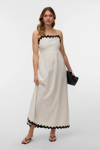 Платье Vero Moda 48(XL) Молочный (159201) - Фото 1 Платье Vero Moda 48(XL) Молочный (159201) - изображение 1