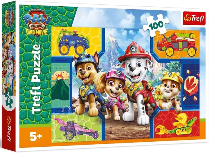 Пазли Trefl - Цуценячий патруль. Цуценята і динозаври / PAW Patrol The Dino Movie / 100 елементів (16548) - Фото 1 Пазли Trefl - Цуценячий патруль. Цуценята і динозаври / PAW Patrol The Dino Movie / 100 елементів (16548) - изображение 1
