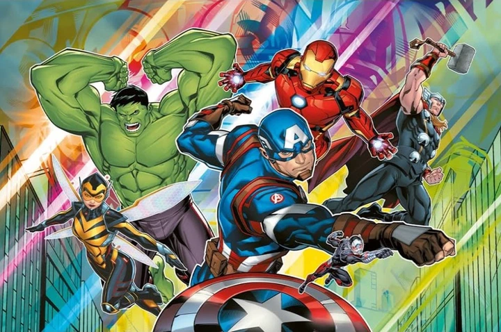 Пазли Trefl Premium Plus Kids - Месники. Потужність і сила / Disney Marvel The Avengers / 100 елементів (16552) - Фото 2 Пазли Trefl Premium Plus Kids - Месники. Потужність і сила / Disney Marvel The Avengers / 100 елементів (16552) - зображення 2