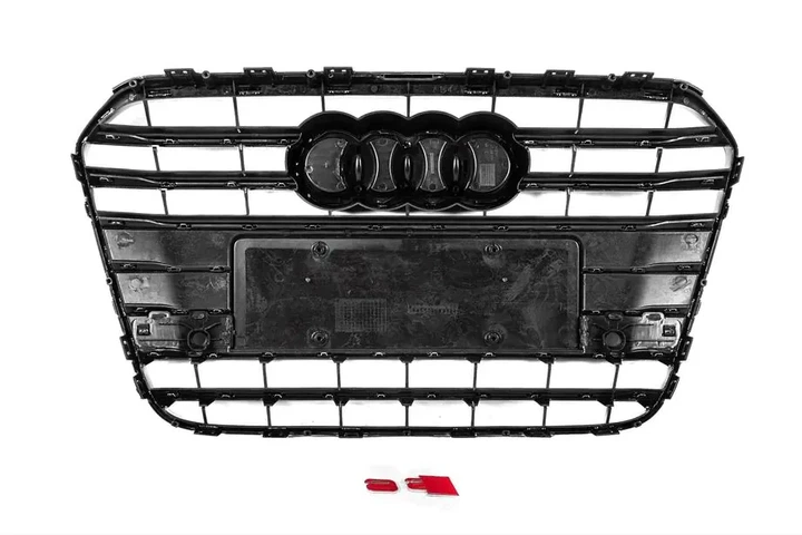 Решетка радиатора Audi A6 / S6 C7 2012-2016 стиль S6 хром + черный глянец - Фото 2 Решетка радиатора Audi A6 / S6 C7 2012-2016 стиль S6 хром + черный глянец - изображение 2