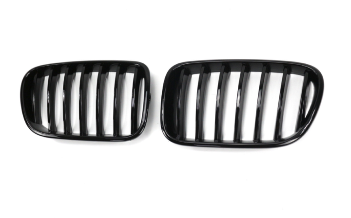 Ніздрі решітки радіатора переднього бампера BMW X3 F25 2011-2013 Black - Фото 1 Ніздрі решітки радіатора переднього бампера BMW X3 F25 2011-2013 Black - зображення 1