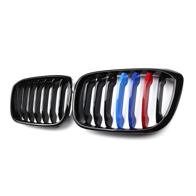 Ніздрі решітки радіатора переднього бампера BMW X3 G01 2018-2022 Black - Фото 3 Ніздрі решітки радіатора переднього бампера BMW X3 G01 2018-2022 Black - зображення 3