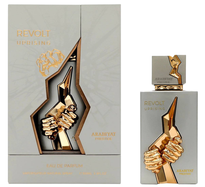 Woda perfumowana unisex Arabiyat Prestige Revolt Uprising 100 ml (6295156400956) - Zdjęcie 2 Woda perfumowana unisex Arabiyat Prestige Revolt Uprising 100 ml (6295156400956) - obraz 2