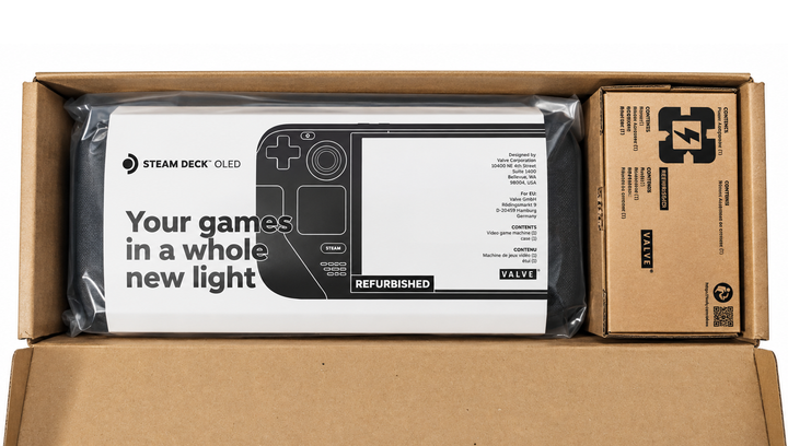 Консоль Valve Steam Deck OLED Certified Refurbished 1TB Black - зображення 3