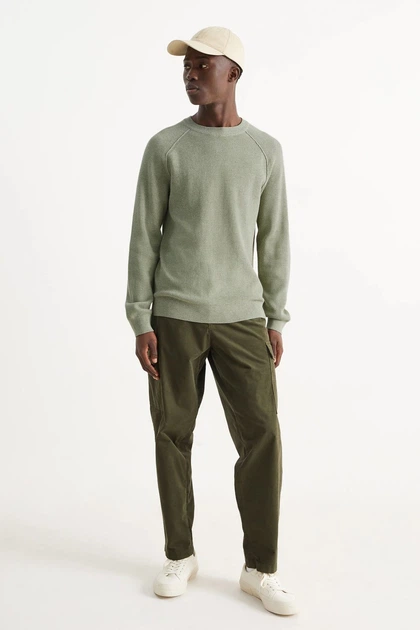 Светр з бавовни C&A 22149861c58 XXL зелений (100016550) - зображення 3