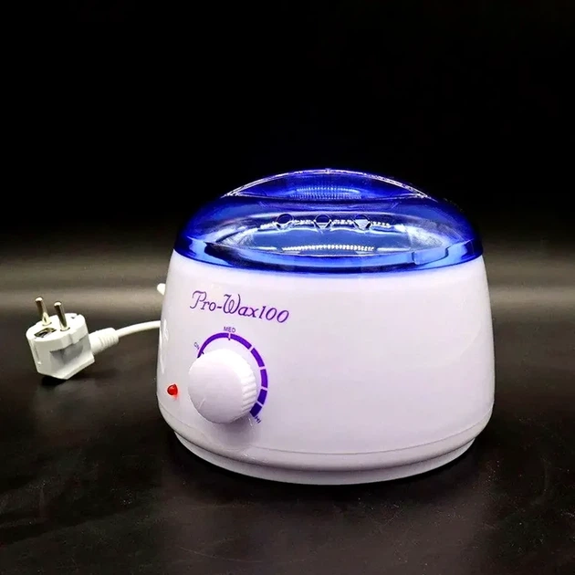 Воскоплав Pro Wax 100 Вт белый для воска в банках и парафина с терморегулятором 17х17х9 см - изображение 4