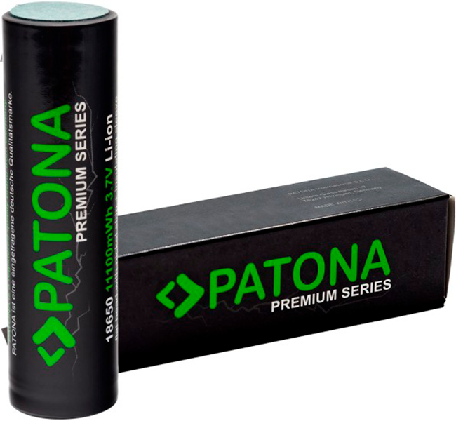 Акумулятор PATONA 18650 Li-Ion 3.7 V 3350 mAh (4055655244893) - Фото 1 Акумулятор PATONA 18650 Li-Ion 3.7 V 3350 mAh (4055655244893) - зображення 1