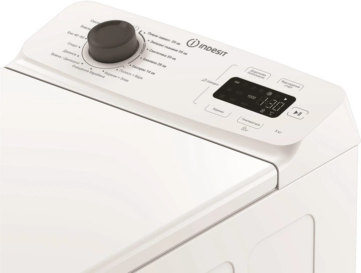 Стиральная машина с вертикальной загрузкой Indesit TI512EGMTUA - изображение 8