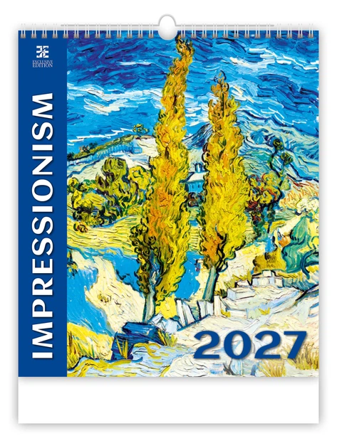Календарь настенный 2027 HELMA 45 x 52 см Impressionism (N255-27) 8596641043176 - Фото 1 Календарь настенный 2027 HELMA 45 x 52 см Impressionism (N255-27) 8596641043176 - изображение 1