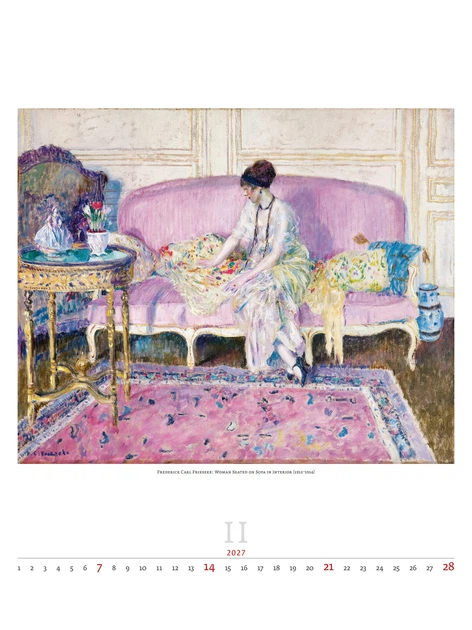 Календарь настенный 2027 HELMA 45 x 52 см Impressionism (N255-27) 8596641043176 - Фото 5 Календарь настенный 2027 HELMA 45 x 52 см Impressionism (N255-27) 8596641043176 - изображение 5