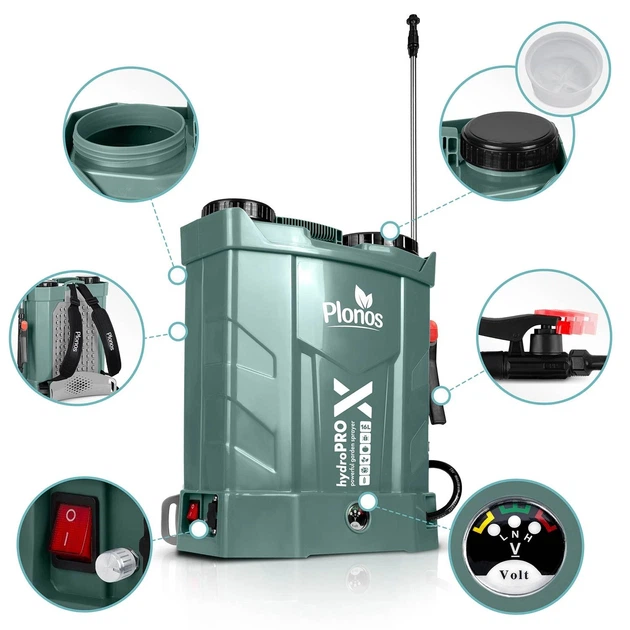 Акумуляторний обприскувач Plonos PL-602 (460201) - Фото 6 Акумуляторний обприскувач Plonos PL-602 (460201) - зображення 6