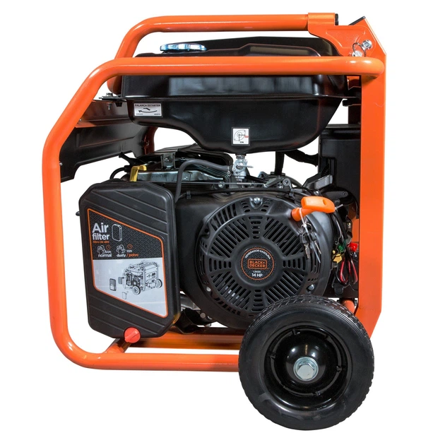Генератор бензиновый Black+Decker BXGNP6510E 6,5 кВт Электростарт b1 - изображение 6