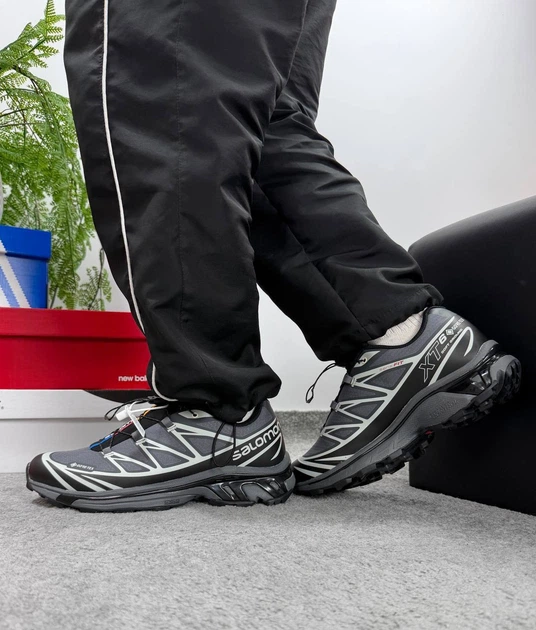 Кросівки Salomon XT-6 Black Grey Gore-Tex 40 - изображение 4