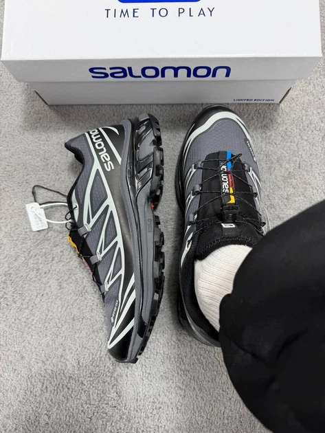 Кросівки Salomon XT-6 Black Grey Gore-Tex 40 - изображение 6