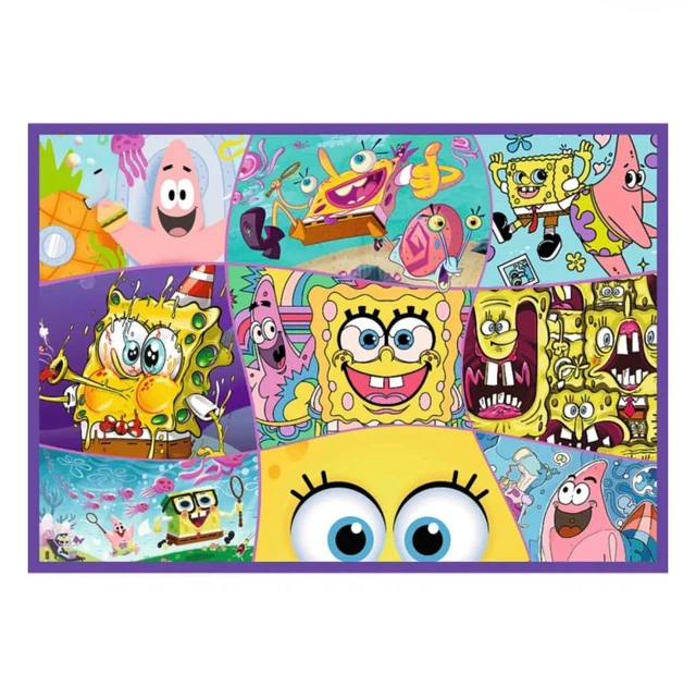 Набір великих пазлів Trefl 4в1 Sponge Bob - изображение 7