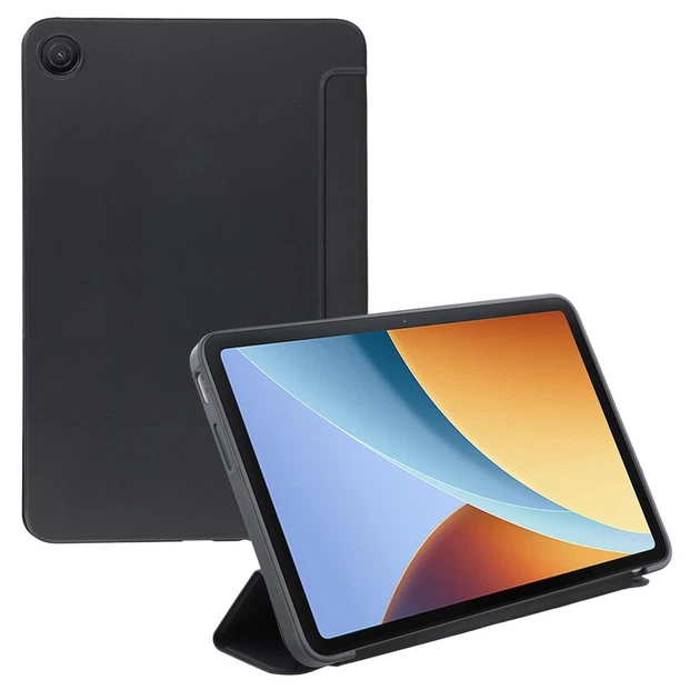 Силіконовий чохол Smart Cover TPU v2 з підставкою та автосном на планшет Xiaomi Redmi Pad 2 9.7" екран / Poco Pad C1 9.7" 2026 (Чорний) - Фото 1 Силіконовий чохол Smart Cover TPU v2 з підставкою та автосном на планшет Xiaomi Redmi Pad 2 9.7" екран / Poco Pad C1 9.7" 2026 (Чорний) - зображення 1