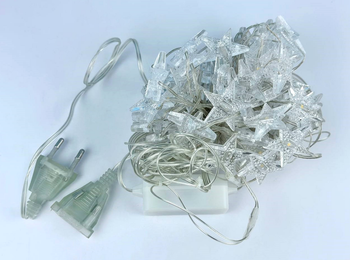 Гірлянда зореспад 3 м 120 Led Теплий 220V Штора 1.8 м - зображення 2