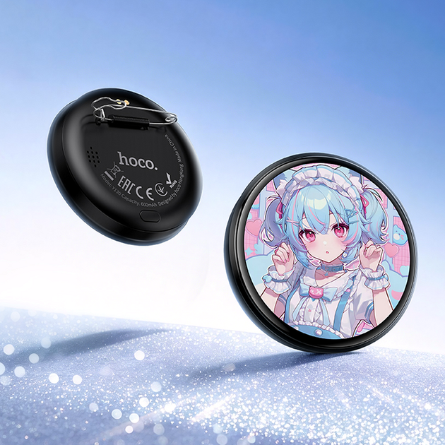 Электронный значок 1.85 дюйма 600mAh обмен изображениями Hoco Y130 черный - изображение 8