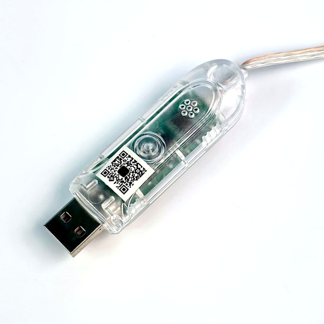 Гірлянда Водоспад 256 LED 1.6х1.6м анімація USB пульт APP Smart - зображення 4