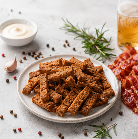 Сухарики пшенично-ржаные со вкусом бекона к пиву 35 г - Фото 10 Сухарики пшенично-ржаные со вкусом бекона к пиву 35 г - изображение 10