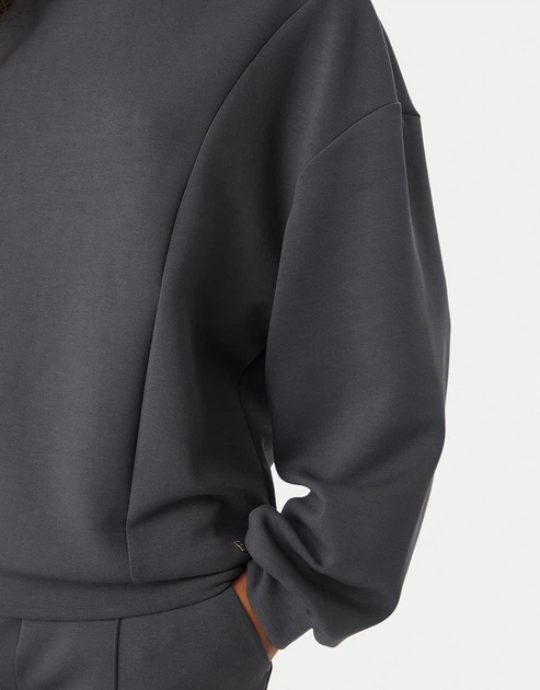 Женский спортивный костюм EA7 Emporio Armani в темно-сером цвете - размер 25/50 (M)(7W00194/U8117/AF24375) - Фото 5 Женский спортивный костюм EA7 Emporio Armani в темно-сером цвете - размер 25/50 (M)(7W00194/U8117/AF24375) - изображение 5