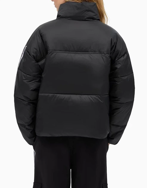 Женская куртка-бомбер EA7 Emporio Armani в черном цвете - размер 27/54 (XL)(7W001519/UC001/AF16413 ) - изображение 2
