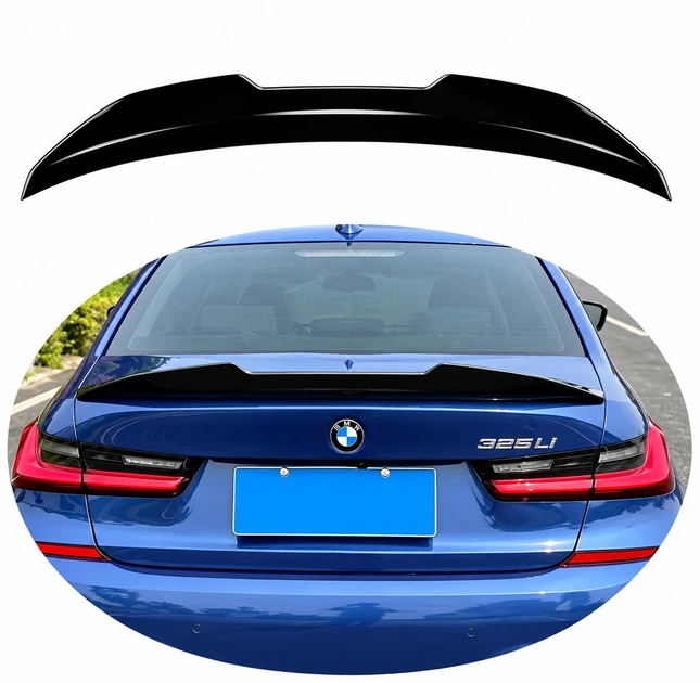 Спойлер AD_Plastik BMW 3 Series G20 G80 PSM Style чорний глянсовий ABS пластик (В-79) - зображення 8