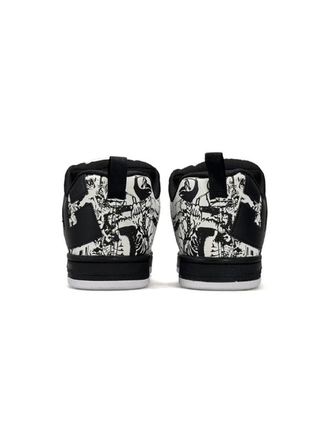 Жіночі кросівки DC x Marvel Deadpool Court Graffik Black White 36 - Фото 4 Жіночі кросівки DC x Marvel Deadpool Court Graffik Black White 36 - зображення 4