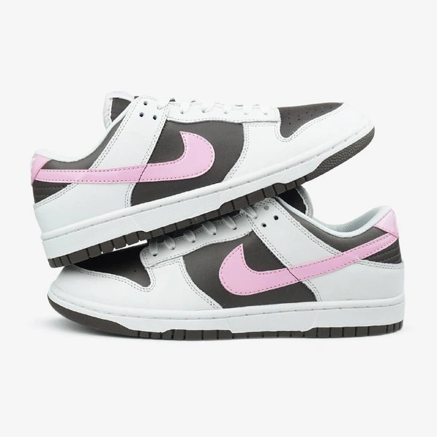 Жіночі кросівки Nike SB Dunk Low White Brown Pink 39 - Фото 10 Жіночі кросівки Nike SB Dunk Low White Brown Pink 39 - зображення 10