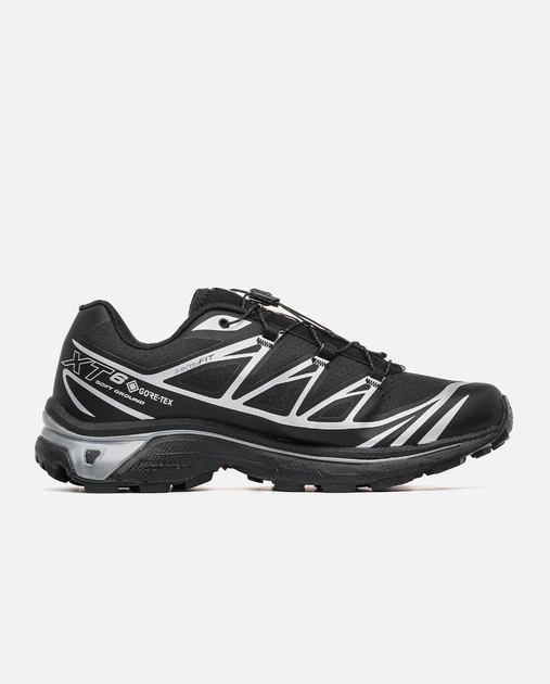Чоловічі кросівки Salomon XT-6 Gore-Tex Black Silver 42 - Фото 9 Чоловічі кросівки Salomon XT-6 Gore-Tex Black Silver 42 - зображення 9