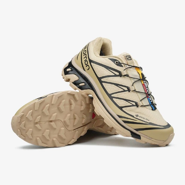 Чоловічі кросівки Salomon XT-6 Beige Black Gore-Tex 43 - Фото 10 Чоловічі кросівки Salomon XT-6 Beige Black Gore-Tex 43 - зображення 10