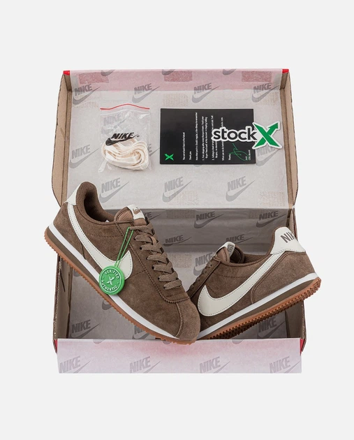 Жіночі кросівки Nike Cortez Vintage Suede Mink Brown 40 - Фото 10 Жіночі кросівки Nike Cortez Vintage Suede Mink Brown 40 - зображення 10