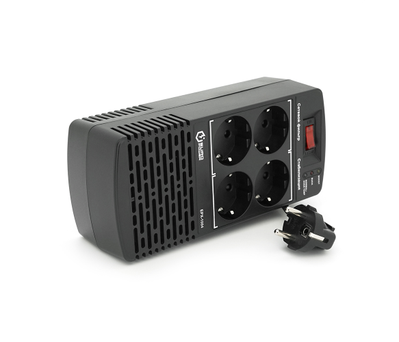 Стабілізатор напруги релейний Europower EPX-1004 1000VA 500W - Фото 1 Стабілізатор напруги релейний Europower EPX-1004 1000VA 500W - зображення 1