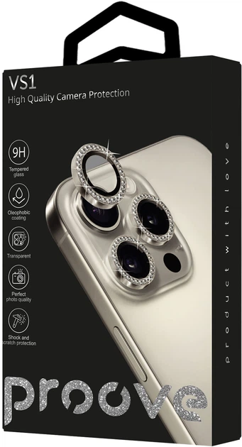 Защитное стекло для камеры смартфона Apple iPhone 14 Pro/14 Pro Max Proove VS1 Deep Purple (641620488) - изображение 6