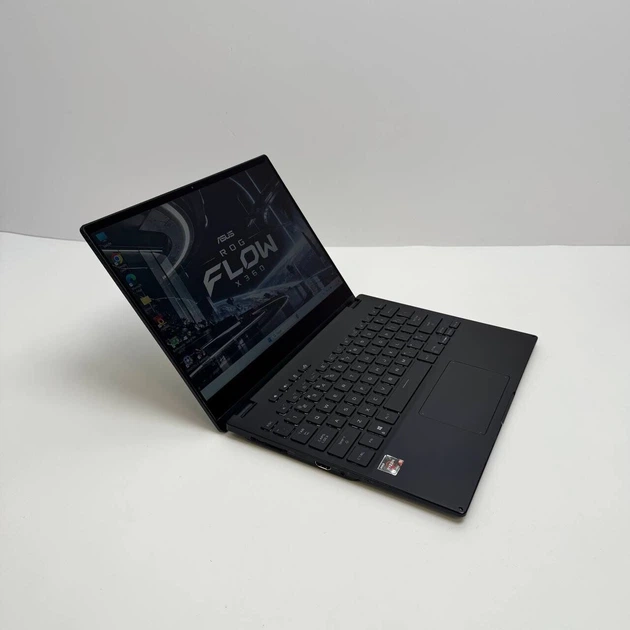 Ігровий ультрабук-трансформер Asus Rog Flow x13 GV301QE / 13.3" (1920x1200) IPS Touch / AMD Ryzen 9 5900HS (8 (16) ядер по 3.0 - 4.6 GHz) / 16 GB DDR4 / 1000 GB SSD NVMe / nVidia GeForce RTX 3050 Ti, 4 GB GDDR6, 128-bit / WebCam б/в - Фото 3 Ігровий ультрабук-трансформер Asus Rog Flow x13 GV301QE / 13.3" (1920x1200) IPS Touch / AMD Ryzen 9 5900HS (8 (16) ядер по 3.0 - 4.6 GHz) / 16 GB DDR4 / 1000 GB SSD NVMe / nVidia GeForce RTX 3050 Ti, 4 GB GDDR6, 128-bit / WebCam б/в - зображення 3