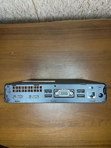 Неттоп HP EliteDesk 705 G4 Desktop Mini USFF / AMD Ryzen 5 Pro 2400G (4 (8) ядра по 3.6 - 3.9 GHz) / 16 GB DDR4 / 512 GB SSD / AMD Radeon RX Vega 11 Graphics / Блок живлення б/в - зображення 4