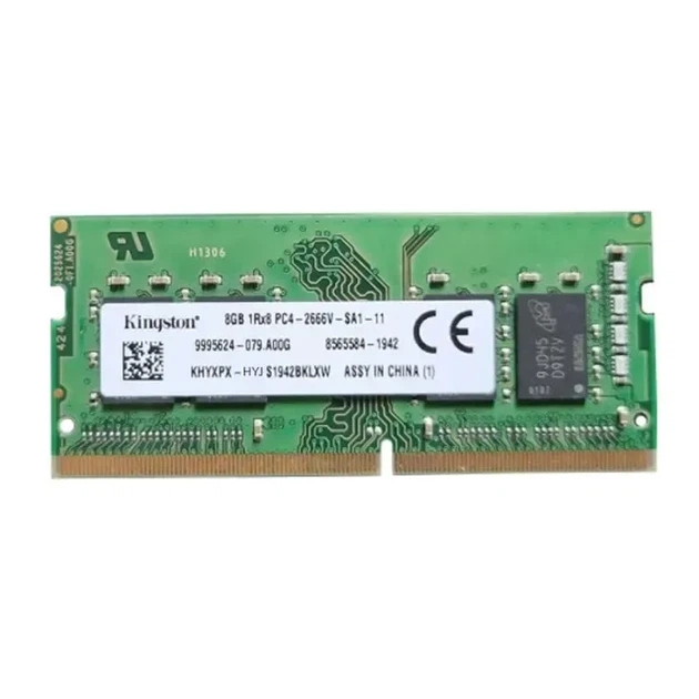 Оперативная память 8 ГБ, DDR4, для ноутбуков, Kingston (2666 МГц, 1,2 В, CL18, KHYXPX-HYJ) Б/У - Фото 2 Оперативная память 8 ГБ, DDR4, для ноутбуков, Kingston (2666 МГц, 1,2 В, CL18, KHYXPX-HYJ) Б/У - изображение 2