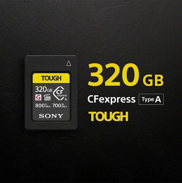Карта памяти Sony CFexpress Type A 320GB R800/W700 Tough - изображение 2