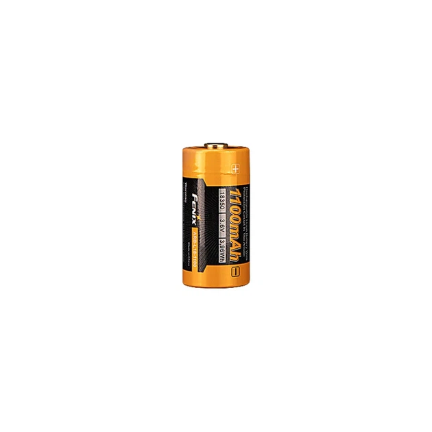 Аккумулятор Fenix Li-Ion 18350 1100 мАч 39,2х18,75 мм - изображение 3