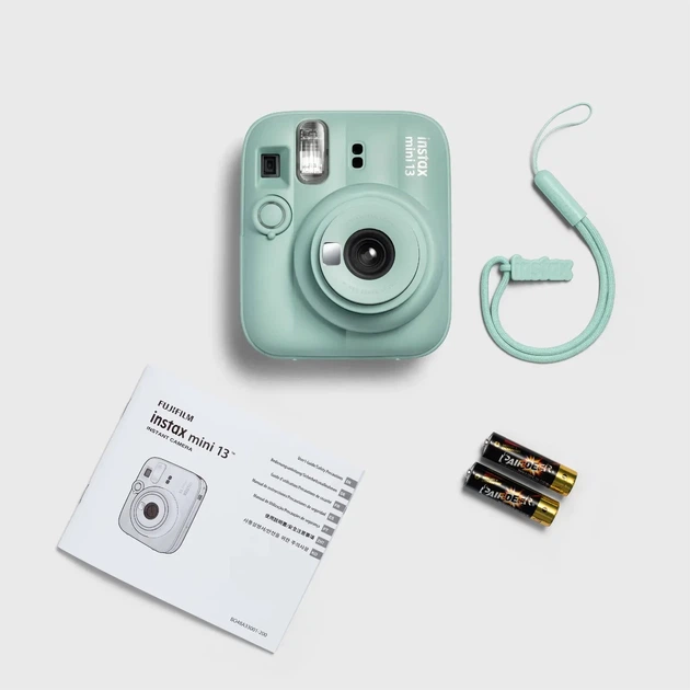 Фотокамера миттєвого друку Fujifilm Instax Mini 13 зелена - Фото 10 Фотокамера миттєвого друку Fujifilm Instax Mini 13 зелена - зображення 10