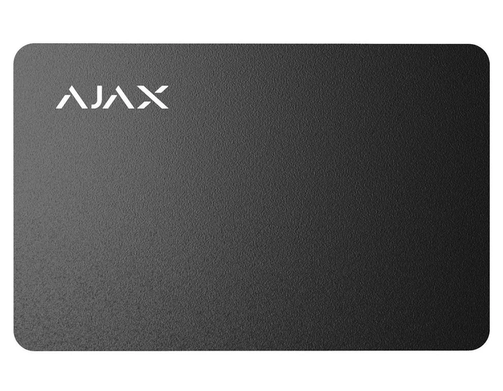 Картка безконтактна Ajax Pass 1шт DESFire 86x54x0,8 мм чорна - зображення 2