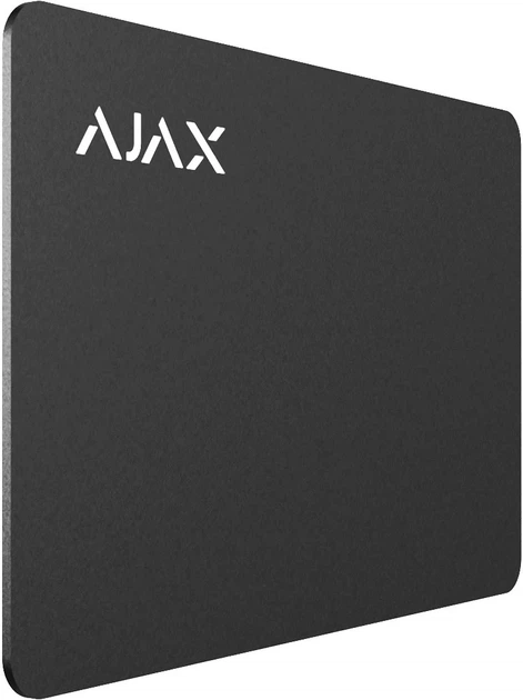 Картка безконтактна Ajax Pass 1шт DESFire 86x54x0,8 мм чорна - зображення 5