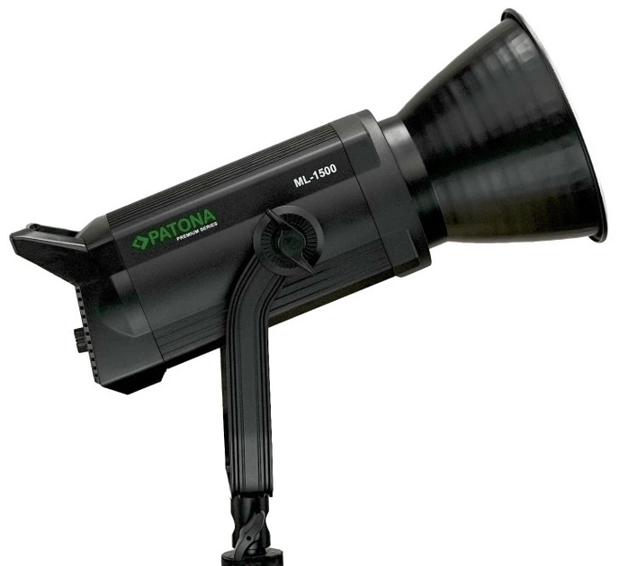 Студійне світлодіодне світло PATONA Premium ML-1500 Bi-Color COB 150W 60000 Lux / 1 m Bowens (4055655253222) - Фото 3 Студійне світлодіодне світло PATONA Premium ML-1500 Bi-Color COB 150W 60000 Lux / 1 m Bowens (4055655253222) - зображення 3