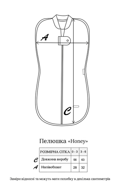 Евро пеленка на липучках с шапочкой "Honey", Сиза 0-3 мес. MagBaby 0-3 мес (4973) - Фото 2 Евро пеленка на липучках с шапочкой "Honey", Сиза 0-3 мес. MagBaby 0-3 мес (4973) - изображение 2