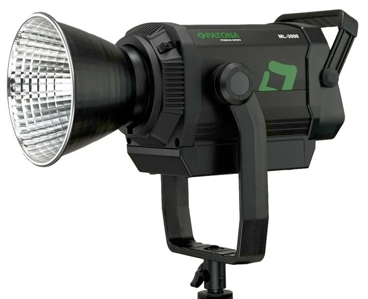 Студійне світлодіодне світло PATONA Premium ML-3000 Bi-Color COB 300W 100000 Lux / 1m Bowens (4055655253239) - Фото 1 Студійне світлодіодне світло PATONA Premium ML-3000 Bi-Color COB 300W 100000 Lux / 1m Bowens (4055655253239) - зображення 1