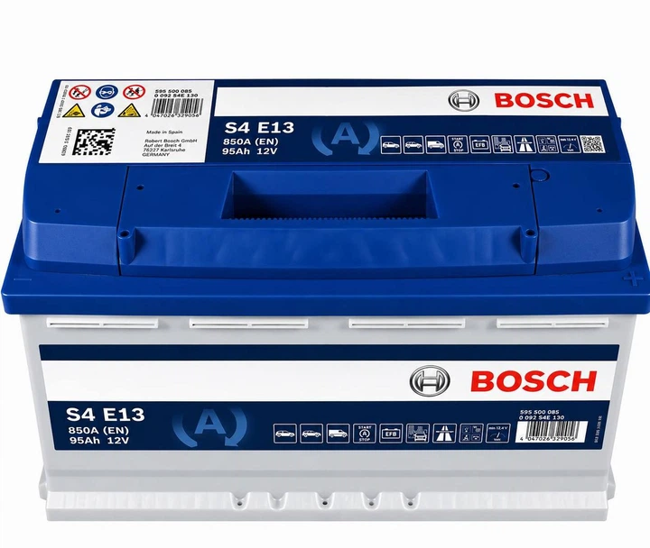 Автомобильный аккумулятор Bosch EFB S4 E13 95Ah 850A R+ 12V - Фото 2 Автомобильный аккумулятор Bosch EFB S4 E13 95Ah 850A R+ 12V - изображение 2