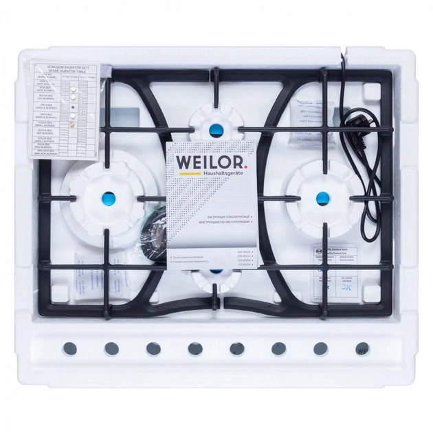 Варочная поверхность газовая Weilor GG W 614 WH - изображение 12