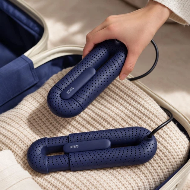 Сушарка для взуття Xiaomi Sothing Loop Stretchable Shoe Dryer DSHJ-S-2111A Purple телескопічна електросушарка висувна з таймером 3/6/9 годин для взуття 28–45 розміру + перехідник - зображення 9